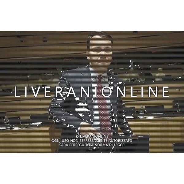 Radoslaw Sikorski , Polish Foreign Minister during EU Foreign Ministers Council (FAC) at European Council headquarters in Luxembourg on 23.06.2014 . On the agenda of European ministers : Ukraine, Libya, Syria and Iraq. ©PHOTOSHOT/Agenzia Aldo Liverani sas - ITALY ONLY - EDITORIAL USE ONLY - Consiglio Ministri degli Esteri UE (FAC) presso la sede del Consiglio europeo di Lussemburgo