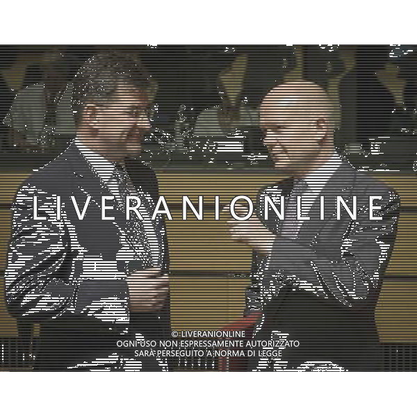 Slovak Minister for Foreign Affairs Miroslav Lajcak (L) and British Foreign Secretary William Hague during EU Foreign Ministers Council (FAC) at European Council headquarters in Luxembourg on 23.06.2014 . On the agenda of European ministers : Ukraine, Libya, Syria and Iraq. ©PHOTOSHOT/Agenzia Aldo Liverani sas - ITALY ONLY - EDITORIAL USE ONLY - Consiglio Ministri degli Esteri UE (FAC) presso la sede del Consiglio europeo di Lussemburgo