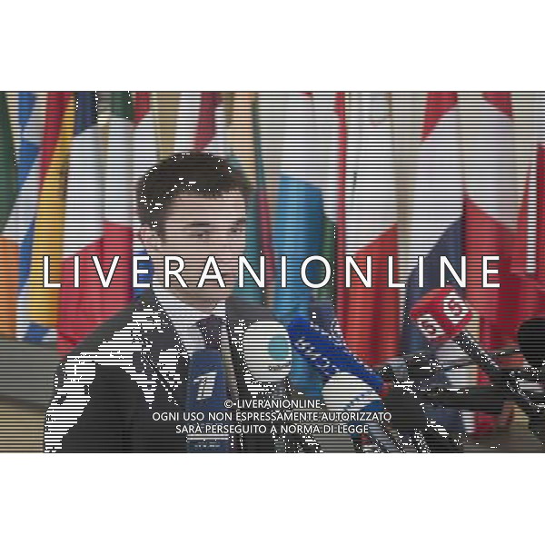 Pavlo Klimkin - Minister of Foreign Affairs of Ukraine gives the press conference at the end of EU Foreign Ministers Council (FAC) at European Council headquarters in Luxembourg on 23.06.2014 . On the agenda of European ministers : Ukraine, Libya, Syria and Iraq. ©PHOTOSHOT/Agenzia Aldo Liverani sas - ITALY ONLY - EDITORIAL USE ONLY - Consiglio Ministri degli Esteri UE (FAC) presso la sede del Consiglio europeo di Lussemburgo