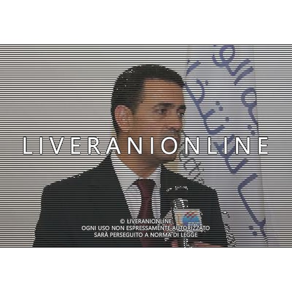 (140623) -- TRIPOLI, June 23, 2014 () -- Chairman of Libya\'s High National Electoral Commission (HNEC) Emad al-Sayeh talks during an exclusive interview with CNC in Tripoli, Libya on June 23, 2014. (/Hamza Turkia) ©PHOTOSHOT/Agenzia Aldo Liverani sas - ITALY ONLY - EDITORIAL USE ONLY - Emad al-Sayeh Presidente della Alta Commissione elettorale nazionale della Libia (CET)durante un\'intervista esclusiva con CNC a Tripoli, Libia il 23 Giugno 2014
