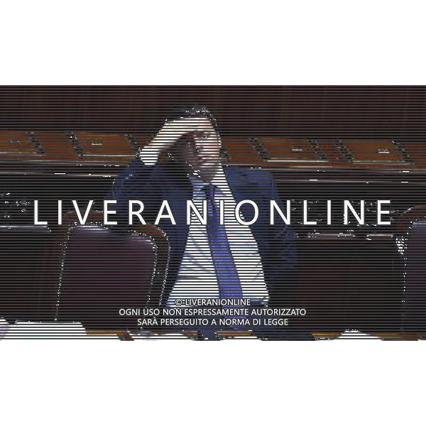 Roma - 24/06/2014 - Montecitorio - Comunicazioni del Presidente del Consiglio dei ministri in vista del Consiglio europeo del 26 e 27 giugno e sulle linee programmatiche del semestre di presidenza italiana del Consiglio dell\'Unione europea - nella foto: Matteo Renzi / Ph. Fabrizio Corradetti - Ag. Aldo Liverani sas
