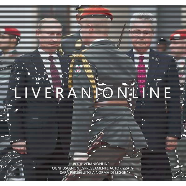 23.06.2014, Praesidentschaftskanzlei, Wien, AUT, Staatsbesuch, Oesterreichischer Bundespraesident empfaengt den Praesidenten der Russischen Foederation zu einem Arbeitsgespraech , im Bild v.l.n.r. Praesident der Russischen Foederation Wladimir Putin und Bundespraesident von Oesterreich Heinz Fischer (SPOe) // f.l.t.r. President of Russia Vladimir Vladimirovich Putin and Federal President of Austria Heinz Fischer (SPOe) during state visit of the President of the Russian Federation at Federal Presidents Office in Vienna, Austria on 2014/06/23, EXPA Pictures © 2014, PhotoCredit: EXPA/ Michael Gruber ag aldo liverani sas only italy