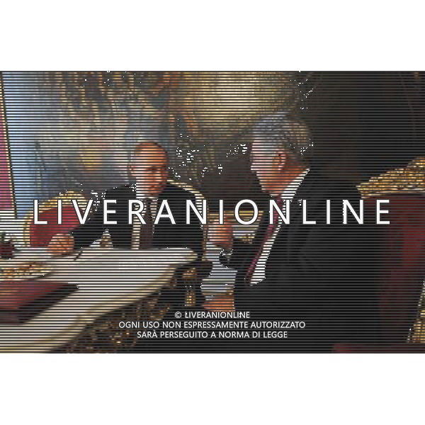 (140624) -- VIENNA, June 24, 2014 () -- Austrian President Heinz Fischer (R) meets with visiting Russian President Vladimir Putin in Vienna, Austria, on June 24, 2014. (/Qian Yi) ag aldo liverani sas only italy
