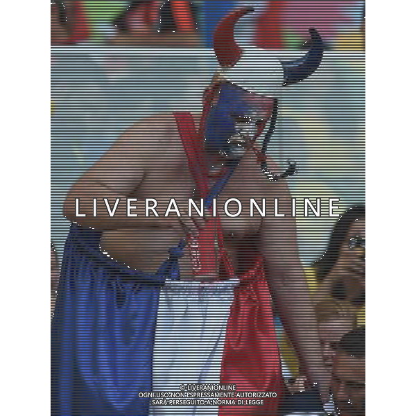FIFA World Cup Brasile 2014 Gruppo E Rio de Janeiro - 25.06.2014 Ecuador-Francia Nella Foto:TIFOSI FRANCIA /Ph.Vitez-Ag. Aldo Liverani