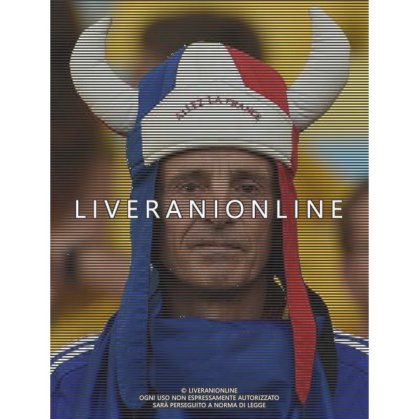 FIFA World Cup Brasile 2014 Gruppo E Rio de Janeiro - 25.06.2014 Ecuador-Francia Nella Foto:TIFOSI FRANCIA /Ph.Vitez-Ag. Aldo Liverani