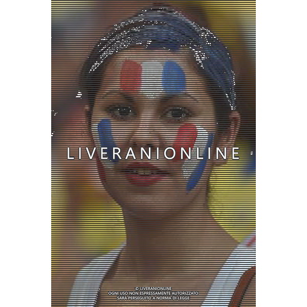 FIFA World Cup Brasile 2014 Gruppo E Rio de Janeiro - 25.06.2014 Ecuador-Francia Nella Foto:TIFOSI FRANCIA /Ph.Vitez-Ag. Aldo Liverani