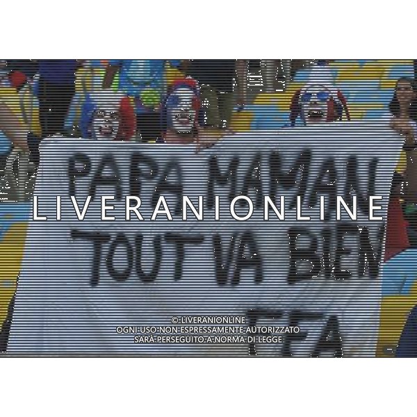 FIFA World Cup Brasile 2014 Gruppo E Rio de Janeiro - 25.06.2014 Ecuador-Francia Nella Foto:TIFOSI ECUADOR /Ph.Vitez-Ag. Aldo Liverani