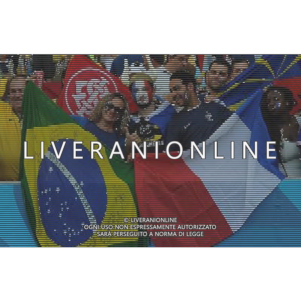 FIFA World Cup Brasile 2014 Gruppo E Rio de Janeiro - 25.06.2014 Ecuador-Francia Nella Foto:TIFOSI FRANCIA /Ph.Vitez-Ag. Aldo Liverani