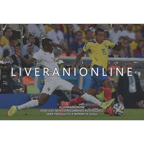 FIFA World Cup Brasile 2014 Gruppo E Rio de Janeiro - 25.06.2014 Ecuador-Francia Nella Foto:arroyo-matuidi /Ph.Vitez-Ag. Aldo Liverani