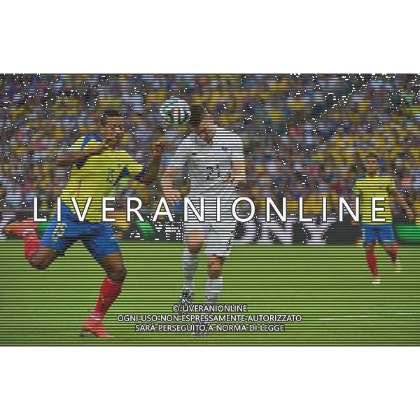 Laurent KOSCIELNY / Michael ARROYO - 25.06.2014 - France / Equateur - Coupe du Monde 2014 - Photo : Dave Winter / Icon Sport /AGENZIA ALDO LIVERANI SAS - ITALY ONLY - Ecuador - Francia FIFA World Cup Brasile 2014 Gruppo E Rio de Janeiro - 25.06.2014