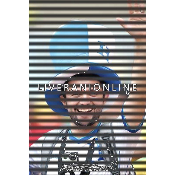 (140625) -- MANAUS, June 25, 2014 () -- A Honduras\' supporter poses before a Group E match between Honduras and Switzerland of 2014 FIFA World Cup at the Arena Amazonia Stadium in Manaus, Brazil, on June 25, 2014.(/Li Ming)(pcy) AG ALDO LIVERANI SAS ONLY ITALY