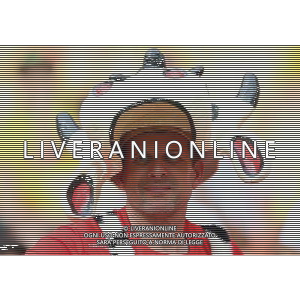 (140625) -- MANAUS, June 25, 2014 () -- A Switzerland\'s supporter poses before a Group E match between Honduras and Switzerland of 2014 FIFA World Cup at the Arena Amazonia Stadium in Manaus, Brazil, on June 25, 2014.(/Li Ming)(pcy) AG ALDO LIVERANI SAS ONLY ITALY