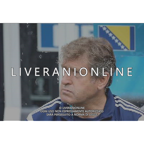 (140625) -- SALVADOR, June 25, 2014 () -- Bosnia And Herzegovina\'s coach Safet Susic reacts during a Group F match between Bosnia And Herzegovina and Iran of 2014 FIFA World Cup at the Arena Fonte Nova Stadium in Salvador, Brazil, June 24, 2014. (/Cao Can) AG ALDO LIVERANI SAS ONLY ITALY