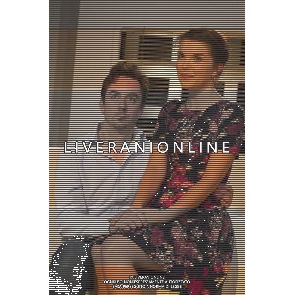 25 June 2014, London, UK. The bittersweet love story \'My Girl 2\' by Barry Keeffe opens at the Old Red Lion theatre pub in Islington, London. Running from 24th June to Saturday 12th July. Directed by Paul Tomlinson, starring Alexander Neal (as Sam) and Emily Plumtree (as Anita). ©PHOTOSHOT/Agenzia Aldo Liverani sas - ITALY ONLY - EDITORIAL USE ONLY