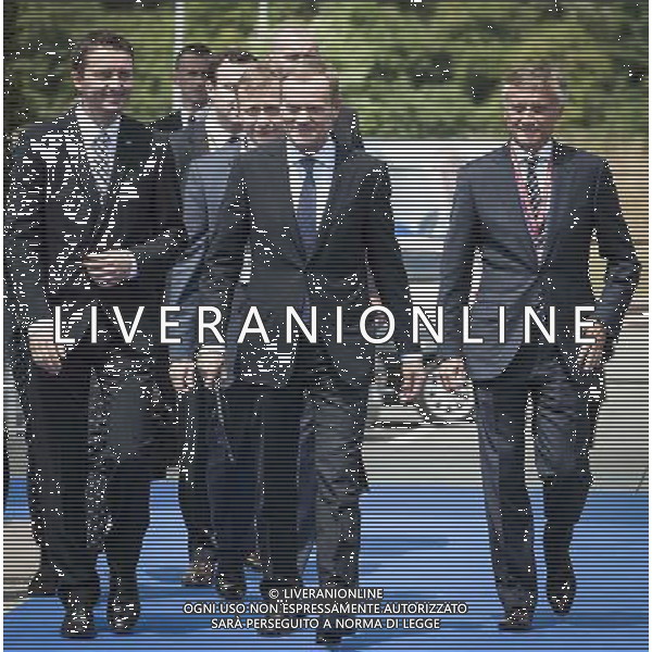 Polish Prime Minister Donald Tusk arrives at the European People\'s Party (EPP) Summit ahead of the European Council in Kortijk, Belgium on 26.06.2014 The main topic of the meeting will be the negotiation for the next presidency of the European Commission. by Wiktor Dabkowski ©PHOTOHOT/Agenzia Aldo Liverani sas - ITALY ONLY - EDITORIAL USE ONLY