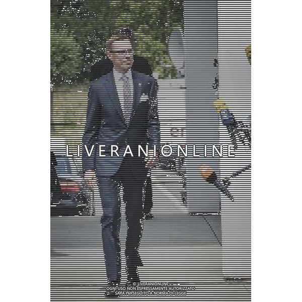 Finnish Prime Minister Alexander Stubb arrives at the European People\'s Party (EPP) Summit ahead of the European Council in Kortijk, Belgium on 26.06.2014 The main topic of the meeting will be the negotiation for the next presidency of the European Commission. by Wiktor Dabkowski ©PHOTOHOT/Agenzia Aldo Liverani sas - ITALY ONLY - EDITORIAL USE ONLY