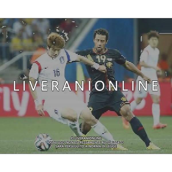 (140626) -- SAO PAULO, June 26, 2014 () -- Belgium\'s Mousa Dembele (R) vies with Korea Republic\'s Ki Sung Yueng during a Group H match between Korea Republic and Belgium of 2014 FIFA World Cup at the Arena de Sao Paulo Stadium in Sao Paulo, Brazil, on June 26, 2014. (/Chen Jianli)(xzj) ©PHOTOHOT/Agenzia Aldo Liverani sas - ITALY ONLY - EDITORIAL USE ONLY