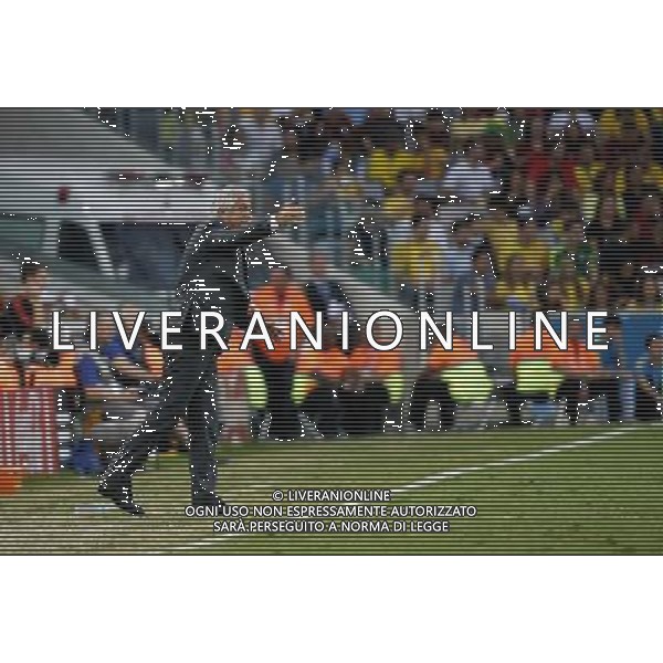 (140626) -- CURITIBA, June 26, 2014 () -- Algeria\'s coach Vahid Halilhodzic reacts during a Group H match between Algeria and Russia of 2014 FIFA World Cup at the Arena da Baixada Stadium in Curitiba, Brazil, June 26, 2014. (/Liao Yujie) ©PHOTOHOT/Agenzia Aldo Liverani sas - ITALY ONLY - EDITORIAL USE ONLY