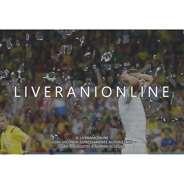 (140626) -- CURITIBA, June 26, 2014 () -- Algeria\'s Islam Slimani reacts during a Group H match between Algeria and Russia of 2014 FIFA World Cup at the Arena da Baixada Stadium in Curitiba, Brazil, June 26, 2014. (/Liao Yujie) ©PHOTOHOT/Agenzia Aldo Liverani sas - ITALY ONLY - EDITORIAL USE ONLY