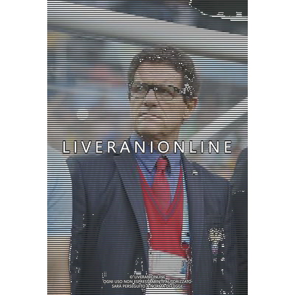 (140626) -- CURITIBA, June 26, 2014 () -- Russia\'s coach Fabio Capello reacts during a Group H match between Algeria and Russia of 2014 FIFA World Cup at the Arena da Baixada Stadium in Curitiba, Brazil, June 26, 2014. (/Liao Yujie) ©PHOTOHOT/Agenzia Aldo Liverani sas - ITALY ONLY - EDITORIAL USE ONLY