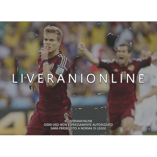 (140626) -- CURITIBA, June 26, 2014 () -- Russia\'s Aleksandr Kokorin celebrates the goal during a Group H match between Algeria and Russia of 2014 FIFA World Cup at the Arena da Baixada Stadium in Curitiba, Brazil, June 26, 2014. (/Zhou Lei) ©PHOTOHOT/Agenzia Aldo Liverani sas - ITALY ONLY - EDITORIAL USE ONLY