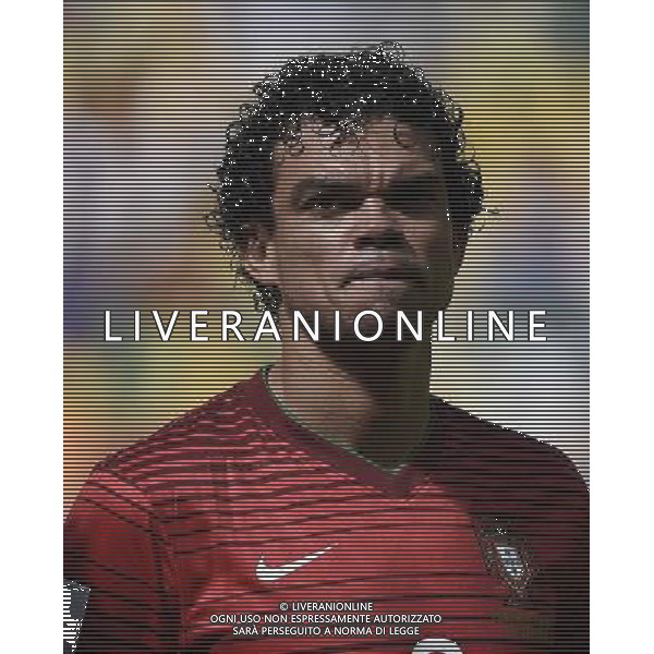 (140626) -- BRASILIA, June 26, 2014 () -- Portugal\'s Pepe looks on prior to a Group G match between Portugal and Ghana of 2014 FIFA World Cup at the Estadio Nacional Stadium in Brasilia, Brazil, June 26, 2014. (/Qi Heng)(xzj) ©PHOTOHOT/Agenzia Aldo Liverani sas - ITALY ONLY - EDITORIAL USE ONLY