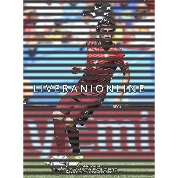 (140626) -- BRASILIA, June 26, 2014 () -- Portugal\'s Pepe controls the ball during a Group G match between Portugal and Ghana of 2014 FIFA World Cup at the Estadio Nacional Stadium in Brasilia, Brazil, June 26, 2014. (/Qi Heng)(xzj) ©PHOTOHOT/Agenzia Aldo Liverani sas - ITALY ONLY - EDITORIAL USE ONLY