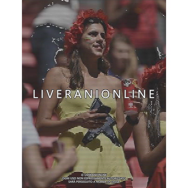 (140626) -- BRASILIA, June 26, 2014 () -- A Ghana\'s fan waits for a Group G match between Portugal and Ghana of 2014 FIFA World Cup at the Estadio Nacional Stadium in Brasilia, Brazil, June 26, 2014. (/Qi Heng)(xzj) ©PHOTOHOT/Agenzia Aldo Liverani sas - ITALY ONLY - EDITORIAL USE ONLY