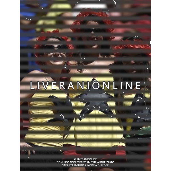 (140626) -- BRASILIA, June 26, 2014 () -- Ghana\'s fans cheer prior to a Group G match between Portugal and Ghana of 2014 FIFA World Cup at the Estadio Nacional Stadium in Brasilia, Brazil, June 26, 2014. (/Qi Heng)(xzj) ©PHOTOHOT/Agenzia Aldo Liverani sas - ITALY ONLY - EDITORIAL USE ONLY