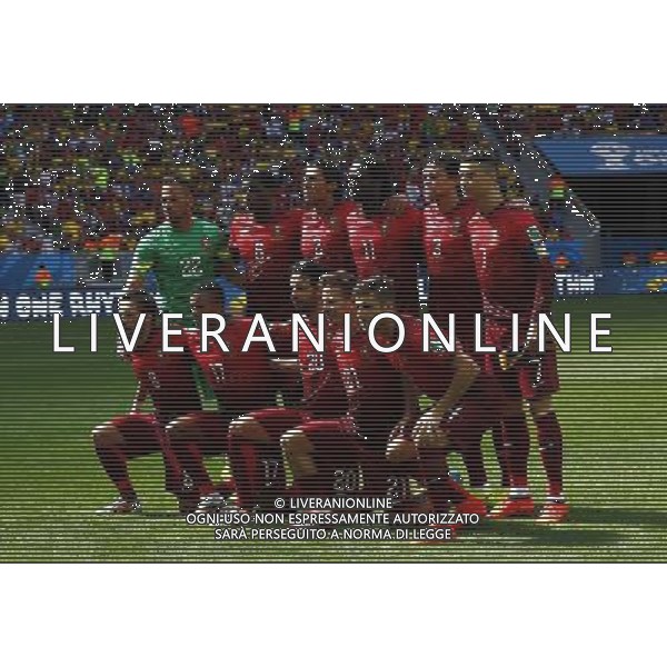 (140626) -- BRASILIA, June 26, 2014 () -- Portugal\'s players pose for a group photo during a Group G match between Portugal and Ghana of 2014 FIFA World Cup at the Estadio Nacional Stadium in Brasilia, Brazil, June 26, 2014. (/Liu Bin) ©PHOTOHOT/Agenzia Aldo Liverani sas - ITALY ONLY - EDITORIAL USE ONLY