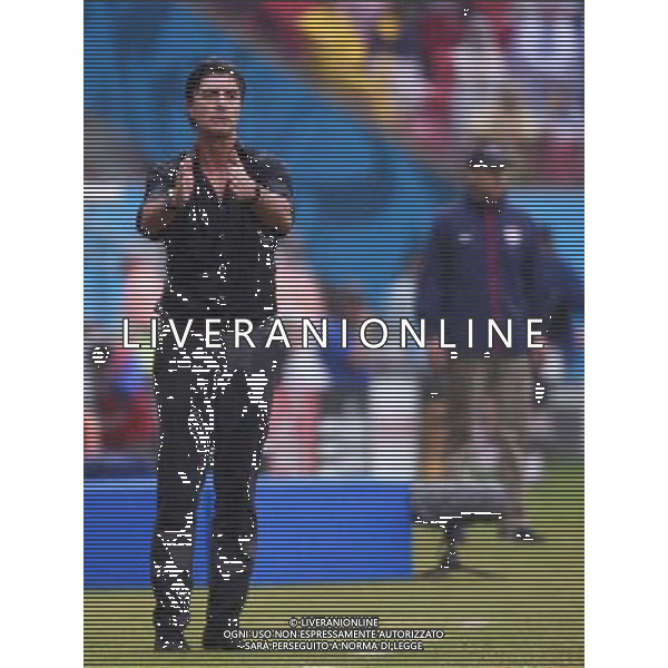 (140626) -- RECIFE, June 26, 2014 () -- Germany\'s coach Joachim Loew gives instructions during a Group G match between the U.S. and Germany of 2014 FIFA World Cup at the Arena Pernambuco Stadium in Recife, Brazil, on June 26, 2014.(/Guo Yong)(pcy) ©PHOTOHOT/Agenzia Aldo Liverani sas - ITALY ONLY - EDITORIAL USE ONLY