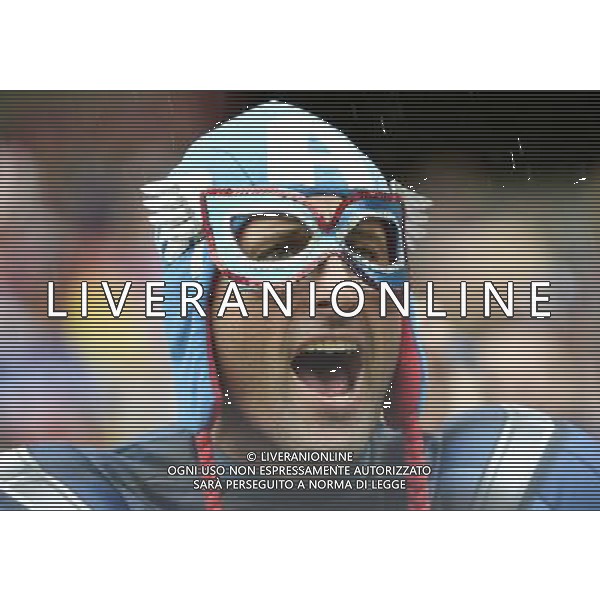 (140626) -- RECIFE, June 26, 2014 () -- A supporter of the U.S. cheers during a Group G match between the U.S. and Germany of 2014 FIFA World Cup at the Arena Pernambuco Stadium in Recife, Brazil, on June 26, 2014.(/Lui Siu Wai)(pcy) ©PHOTOHOT/Agenzia Aldo Liverani sas - ITALY ONLY - EDITORIAL USE ONLY