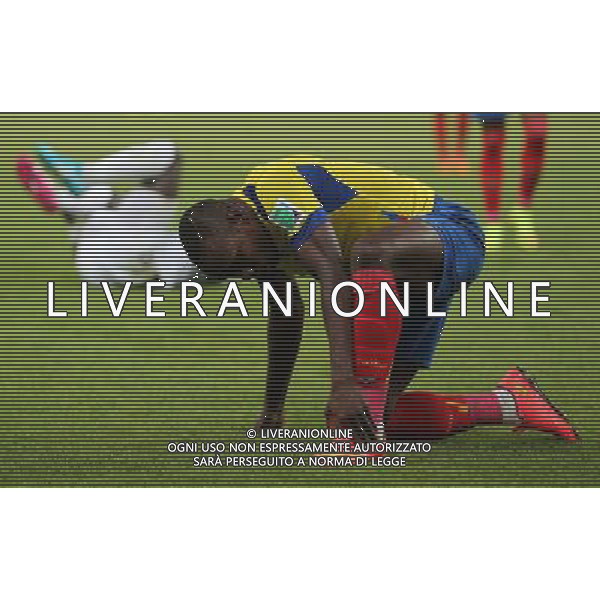 (140625) -- RIO DE JANEIRO, June 25, 2014 () -- Ecuador\'s Jaime Ayovi reacts during a Group E match between Ecuador and France of 2014 FIFA World Cup at the Estadio do Maracana Stadium in Rio de Janeiro, Brazil, June 25, 2014. The match ended in a 0-0 draw. (/Xu Zijian) ©PHOTOSHOT/Agenzia Aldo Liverani sas - ITALY ONLY - EDITORIAL USE ONLY