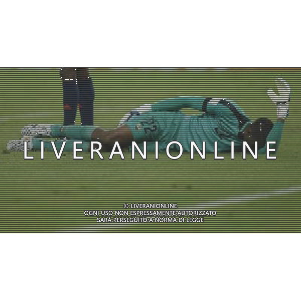 (140625) -- RIO DE JANEIRO, June 25, 2014 () -- Ecuador\'s goalkeeper Alexander Dominguez falls down during a Group E match between Ecuador and France of 2014 FIFA World Cup at the Estadio do Maracana Stadium in Rio de Janeiro, Brazil, June 25, 2014. The match ended in a 0-0 draw. (/Wang Lili) ©PHOTOSHOT/Agenzia Aldo Liverani sas - ITALY ONLY - EDITORIAL USE ONLY