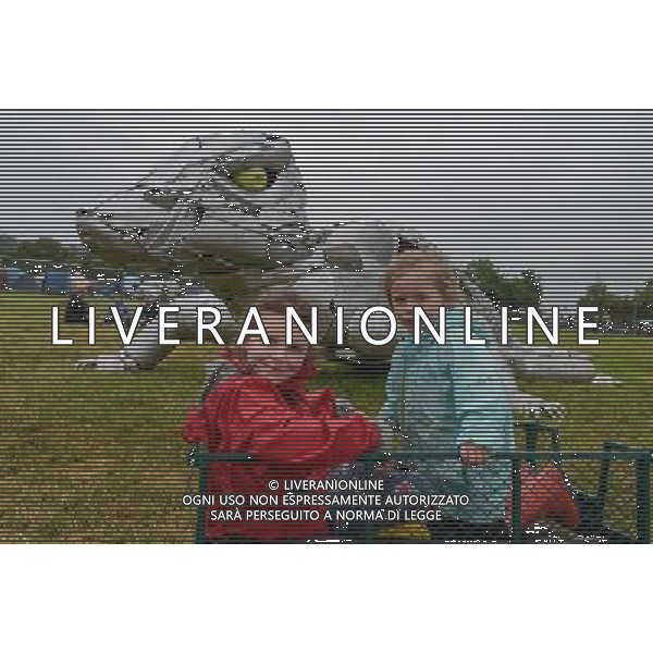 Glastonbury, UK, 26/06/2014 : Atmosphere and arrivals at Glastonbury Festival. Fans and festival goers arrive and get in the sprit before the music and arts festival starts for real on Friday. Picture by Julie Edwards ©PHOTOHOT/Agenzia Aldo Liverani sas - ITALY ONLY - EDITORIAL USE ONLY
