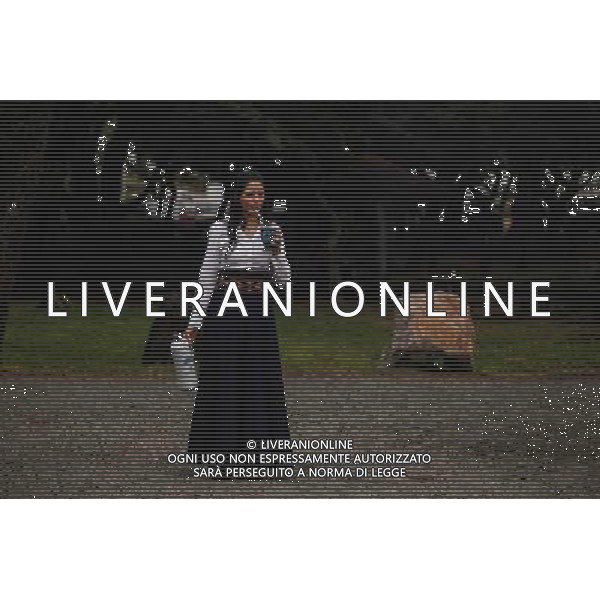 (140625) -- PORTO ALEGRE, June 25, 2014 () -- A gaucho woman is seen in Porto Alegre, Brazil, on June 25, 2014. Gaucho, a word that is an equivalent of the North American \'cowboy\', are residents famed for their cowboy living style, found mainly in Argentina, Southern Brazil, Uruguay, Paraguay, eastern and southern Bolivia and Southern Chile. (/Jhon Paz) (rh) ©PHOTOSHOT/Agenzia Aldo Liverani sas - ITALY ONLY - EDITORIAL USE ONLY