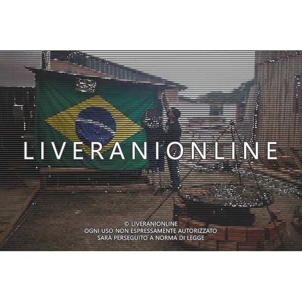 (140625) -- PORTO ALEGRE, June 25, 2014 () -- Two gaucho residents are seen in Porto Alegre, Brazil, on June 25, 2014. Gaucho, a word that is an equivalent of the North American \'cowboy\', are residents famed for their cowboy living style, found mainly in Argentina, Southern Brazil, Uruguay, Paraguay, eastern and southern Bolivia and Southern Chile. (/Jhon Paz) (rh) ©PHOTOSHOT/Agenzia Aldo Liverani sas - ITALY ONLY - EDITORIAL USE ONLY