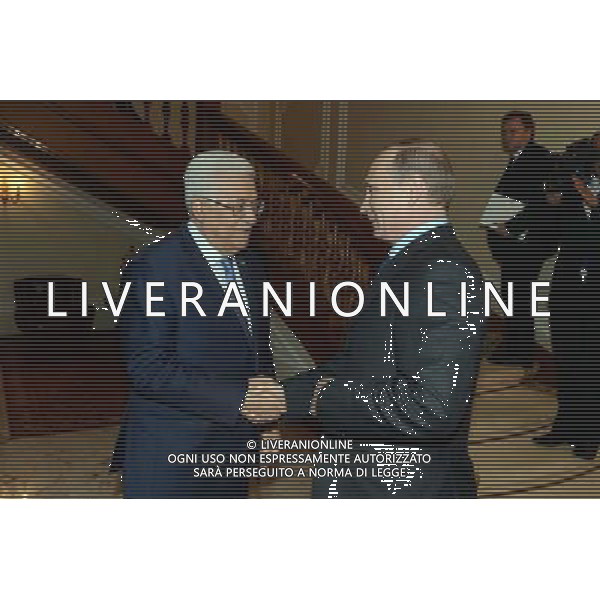 (140626) -- MOSCOW, June 26, 2014 () -- Russian President Vladimir Putin (R) meets with Palestinian President Mahmoud Abbas in the Novo-Ogaryovo residence outside Moscow, Russia, on June 25, 2014. (/Pool) ©PHOTOSHOT/Agenzia Aldo Liverani sas - ITALY ONLY - EDITORIAL USE ONLY