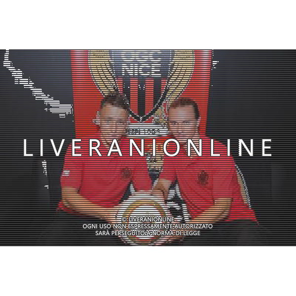 Julien Vercauteren / Niklas Hult - 27.06.2014 - Conference de presse pour les nouvelles de recrue -Nice Photo : Olivier Anrigo / Icon Sport
