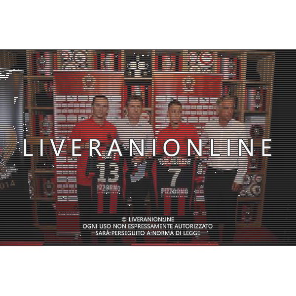 Niklas Hult / Claude Puel / Julien Vercauteren / Jean Pierre Rivere - 27.06.2014 - Conference de presse pour les nouvelles de recrue -Nice Photo : Olivier Anrigo / Icon Sport