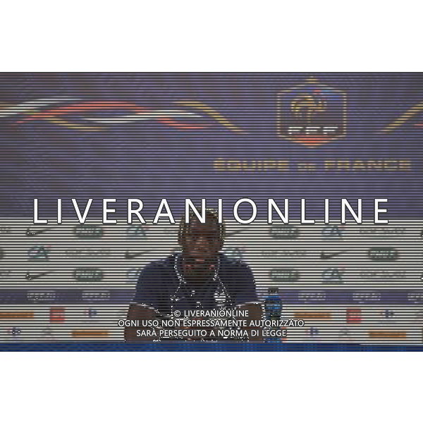 Bacary SAGNA - 27.06.2014 - Conference de presse -Equipe de France - Coupe du Monde 2014 - Photo : Dave Winter / Icon Sport AG ALDO LIVERANI SAS ONLY ITALY