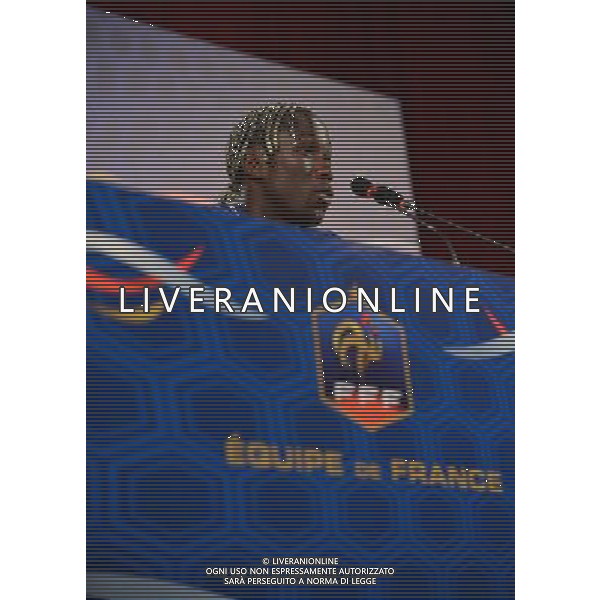Bacary SAGNA - 27.06.2014 - Conference de presse -Equipe de France - Coupe du Monde 2014 - Photo : Dave Winter / Icon Sport AG ALDO LIVERANI SAS ONLY ITALY