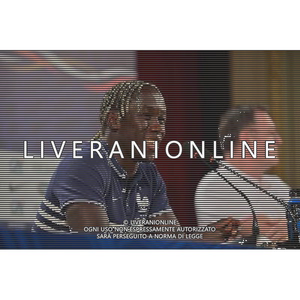 Bacary SAGNA / Philippe TOURNON - 27.06.2014 - Conference de presse -Equipe de France - Coupe du Monde 2014 - Photo : Dave Winter / Icon Sport AG ALDO LIVERANI SAS ONLY ITALY