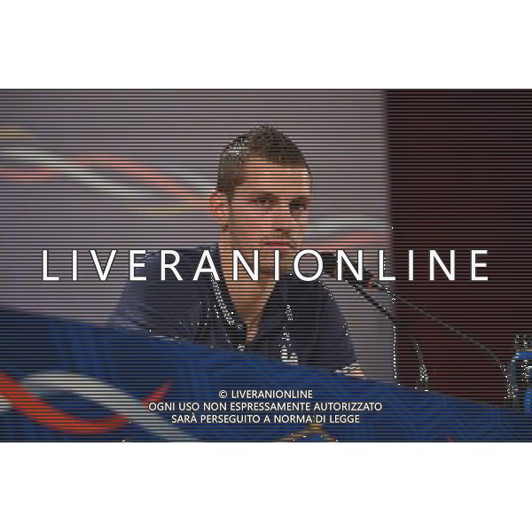 Morgan SCHNEIDERLIN - 27.06.2014 - Conference de presse -Equipe de France - Coupe du Monde 2014 - Photo : Dave Winter / Icon Sport AG ALDO LIVERANI SAS ONLY ITALY