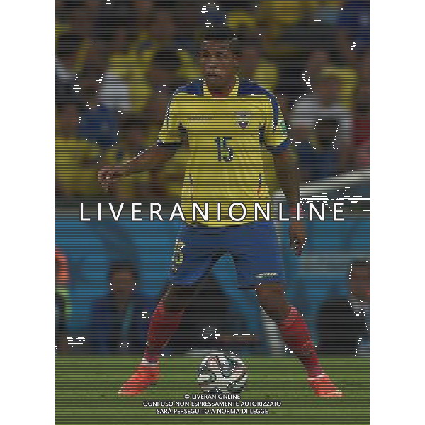 FIFA World Cup Brasile 2014 Gruppo E Rio de Janeiro - 25.06.2014 Ecuador-Francia Nella Foto:Arroyo Michael /Ph.Vitez-Ag. Aldo Liverani