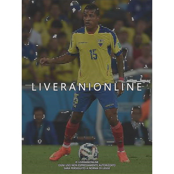 FIFA World Cup Brasile 2014 Gruppo E Rio de Janeiro - 25.06.2014 Ecuador-Francia Nella Foto:Arroyo Michael /Ph.Vitez-Ag. Aldo Liverani