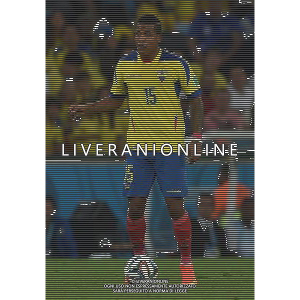 FIFA World Cup Brasile 2014 Gruppo E Rio de Janeiro - 25.06.2014 Ecuador-Francia Nella Foto:Arroyo Michael /Ph.Vitez-Ag. Aldo Liverani