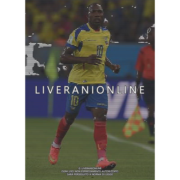 FIFA World Cup Brasile 2014 Gruppo E Rio de Janeiro - 25.06.2014 Ecuador-Francia Nella Foto:Ayovi Walter /Ph.Vitez-Ag. Aldo Liverani