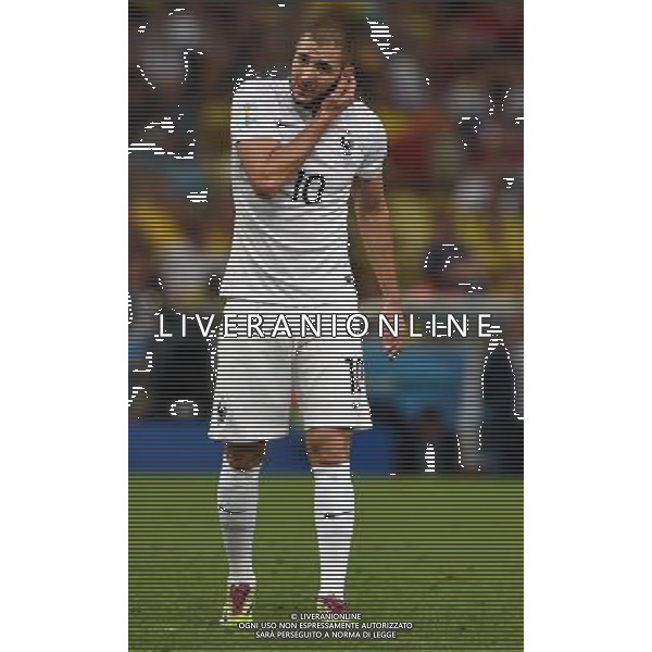 FIFA World Cup Brasile 2014 Gruppo E Rio de Janeiro - 25.06.2014 Ecuador-Francia Nella Foto:Benzema Karim /Ph.Vitez-Ag. Aldo Liverani