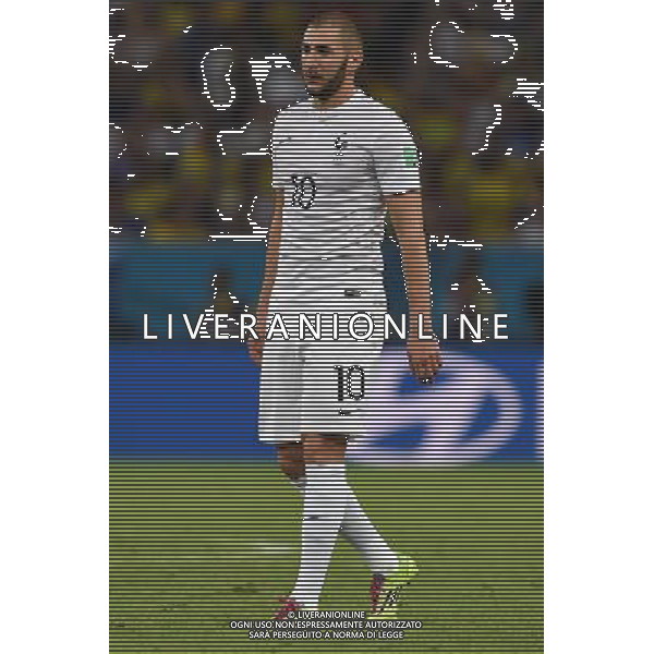 FIFA World Cup Brasile 2014 Gruppo E Rio de Janeiro - 25.06.2014 Ecuador-Francia Nella Foto:Benzema Karim /Ph.Vitez-Ag. Aldo Liverani